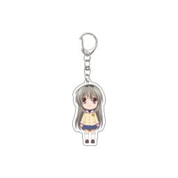 55MM Anime CLANNAD Keychain Okazaki Tomoya/Nagisa Furukawa/Okazaki Ushio Key Chain Acrylic Model Plate Christmas Gifts