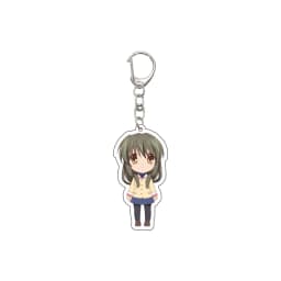 55MM Anime CLANNAD Keychain Okazaki Tomoya/Nagisa Furukawa/Okazaki Ushio Key Chain Acrylic Model Plate Christmas Gifts