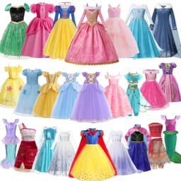 Cinderella Anna Elsa Costume Children Princess Dress for Girls Kids Cosplay Snow White Christmas Carnival Party Disguise Outfit