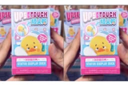 New UpsetDuck Hipper Series Vinyl Blind Box Status Display Duck Anime Cute Figure Doll Ornament Christmas Birthday Girl Gift