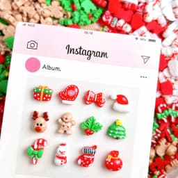 20PCS Kawaii Painted Snowman Gloves Resin Nail Charms 3D Cartoon Reindeer Gift Box Nail Art Decorations DIY Christmas Nail Parts