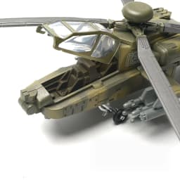 1:72 AH-64 Apache Attack Helicopter Model Creative Military Series Building Blocks Decor Assembled Toys For Boys Christmas Gifts