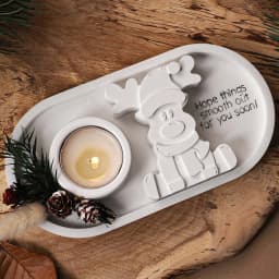 3D Reindeer Silicone Mold DIY Handmade Creative Christmas Ornament Plaster Mold Cute Couple Deer Craft Gift Xmas Decor Supplies