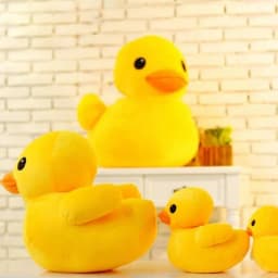 Giant Yellow Duck Plush Animal 20/30/50CM Kawaii Little Duck Doll Wholesale Christmas Gifts Soft Toy for All Ages