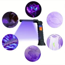 USB Rechargeable Handheld UV Light for Resin Curing Foldable Resin Curing Light DIY Crafting Supplies Gift, Christmas
