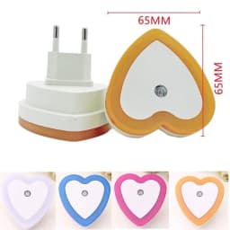 Wireless LED Night Light Sensor Lighting Mini EU/US Plug Night Light Lamp For Children Room Bedroom Lights Christmas Lighting