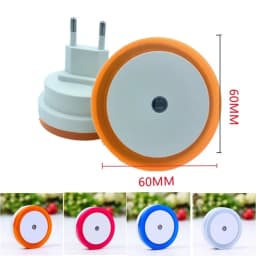 Wireless LED Night Light Sensor Lighting Mini EU/US Plug Night Light Lamp For Children Room Bedroom Lights Christmas Lighting