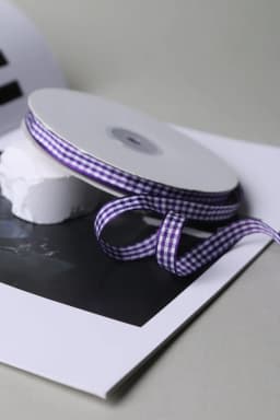 50 Yards 10mm Gingham Ribbons for Wedding Christmas Party Decorations Gifts Wrapping DIY Crafts Bow Hair Plaid Ribbon Packaging