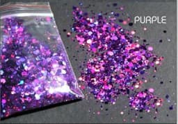 50g Christmas Luminous Phosphor Nail Powder Green/Blue/Red Glow In Dark Pigment 12-Cols Face/Body/ Party Cosmtic Powder
