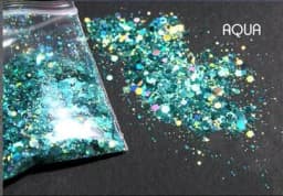 50g Christmas Luminous Phosphor Nail Powder Green/Blue/Red Glow In Dark Pigment 12-Cols Face/Body/ Party Cosmtic Powder
