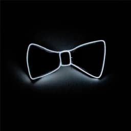 Men Glowing Bow Tie EL Wire Neon LED Luminous Party Haloween Christmas Luminous Light Up Decoration Bar Club Stage Prop Clothing