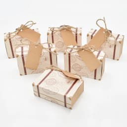 10/20pcs Travel Suitcase Candy Box Kraft Paper Gift Boxes Wedding Birthday Party Decoration Supplies Christmas Gift Packaging