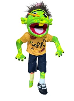 New Jeffy Hand Puppet Plush Children Soft Doll Talk Show Party Props Christmas Doll Plush Toys Puppet Kids Gift