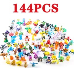 144pcs Action Figure Toys Mini Figures Model Toy Anime Doll Birthday Christmas Gifts