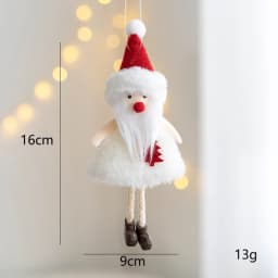 Noel 2022 Christmas Angel Plush Girls Pendant Christmas Tree Ornament Christmas Decoration for Home Xmas Gifts New Year 2023