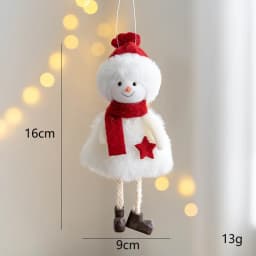 Noel 2022 Christmas Angel Plush Girls Pendant Christmas Tree Ornament Christmas Decoration for Home Xmas Gifts New Year 2023