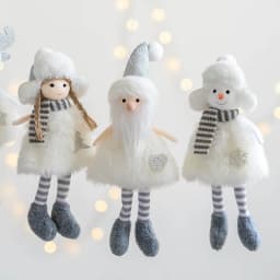 Noel 2022 Christmas Angel Plush Girls Pendant Christmas Tree Ornament Christmas Decoration for Home Xmas Gifts New Year 2023