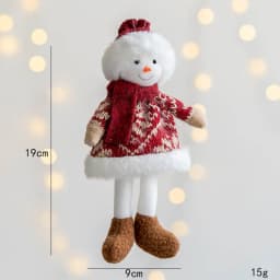 Noel 2022 Christmas Angel Plush Girls Pendant Christmas Tree Ornament Christmas Decoration for Home Xmas Gifts New Year 2023