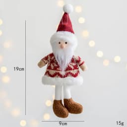 Noel 2022 Christmas Angel Plush Girls Pendant Christmas Tree Ornament Christmas Decoration for Home Xmas Gifts New Year 2023