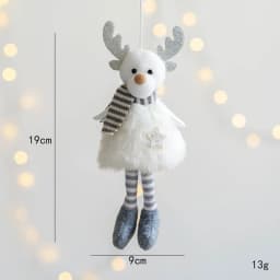 Noel 2022 Christmas Angel Plush Girls Pendant Christmas Tree Ornament Christmas Decoration for Home Xmas Gifts New Year 2023