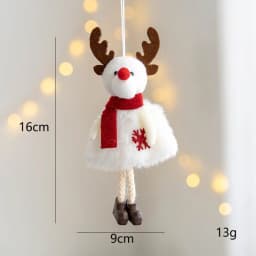 Noel 2022 Christmas Angel Plush Girls Pendant Christmas Tree Ornament Christmas Decoration for Home Xmas Gifts New Year 2023