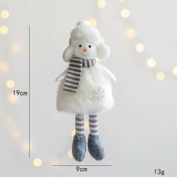 Noel 2022 Christmas Angel Plush Girls Pendant Christmas Tree Ornament Christmas Decoration for Home Xmas Gifts New Year 2023