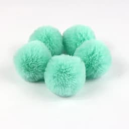 5/10pcs Imitate Rabbit Fur Pompon Ball 5cm Christmas Pom Pom Keychain Car Pompom Garment Toys Diy Bag Earring Ponpon Decoration