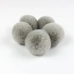 5/10pcs Imitate Rabbit Fur Pompon Ball 5cm Christmas Pom Pom Keychain Car Pompom Garment Toys Diy Bag Earring Ponpon Decoration