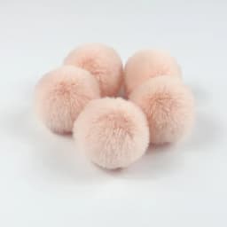 5/10pcs Imitate Rabbit Fur Pompon Ball 5cm Christmas Pom Pom Keychain Car Pompom Garment Toys Diy Bag Earring Ponpon Decoration