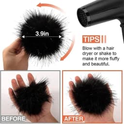 5/10pcs Imitate Rabbit Fur Pompon Ball 5cm Christmas Pom Pom Keychain Car Pompom Garment Toys Diy Bag Earring Ponpon Decoration