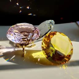 10 Colors Crystal Diamond Shaped Paperweight Decorative Cut Glass Giant Gemstone Wedding Home Decoration Christmas Gift