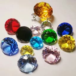 10 Colors Crystal Diamond Shaped Paperweight Decorative Cut Glass Giant Gemstone Wedding Home Decoration Christmas Gift