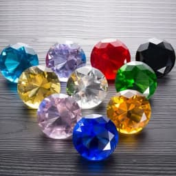 10 Colors Crystal Diamond Shaped Paperweight Decorative Cut Glass Giant Gemstone Wedding Home Decoration Christmas Gift