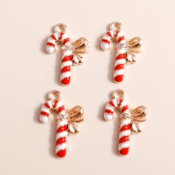 10pcs 16*21mm Enamel Christmas Bell Charms DIY for Bracelets Pendants Earrings Making Creative Gift Charms Jewelry Accessories