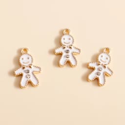 10pcs 16*21mm Enamel Christmas Bell Charms DIY for Bracelets Pendants Earrings Making Creative Gift Charms Jewelry Accessories