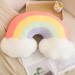 Love Moon Flower Rainbow Star Plush Pillows Lovely Soft Stuffed Cartoon Homedecor Cushion For Birthday Christmas Gift