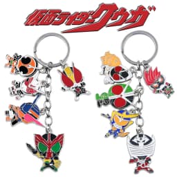 Anime Masked Kamen Rider Keychain Cartoon Figure Pendant Key Chain for Fans Collection Jewelry Christmas Gift