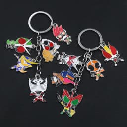 Anime Masked Kamen Rider Keychain Cartoon Figure Pendant Key Chain for Fans Collection Jewelry Christmas Gift
