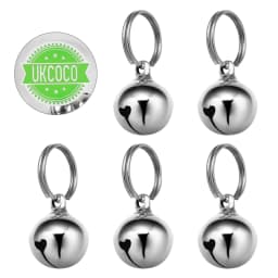 6pcs 16MM Vintage Copper Bells Pendant Pet Necklace Bells Pet Collar Bells Christmas Bell Ornamnets Hanging Bells Decoration