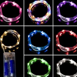 Led Copper Wire String Lights 2AA Battery Powered Waterproof Fairy Lights DIY Garlands Christmas Wedding Party decoration