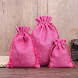 50pcs/lot Linen and Jute Drawstring Bag 7x9/10x14/13x18cm Jewelry Packaging Wedding Candy Christmas Party Gift Storage Bag