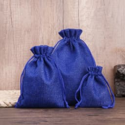 50pcs/lot Linen and Jute Drawstring Bag 7x9/10x14/13x18cm Jewelry Packaging Wedding Candy Christmas Party Gift Storage Bag