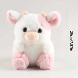 Adorable 7.87in Colorful Strawberry Dairy Cow Plush Toy - Perfect Birthday Christmas Gift for Kids & Room Decor!