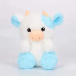 Adorable 7.87in Colorful Strawberry Dairy Cow Plush Toy - Perfect Birthday Christmas Gift for Kids & Room Decor!