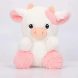 Adorable 7.87in Colorful Strawberry Dairy Cow Plush Toy - Perfect Birthday Christmas Gift for Kids & Room Decor!