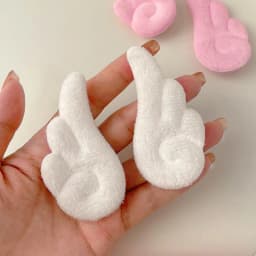Angel Hair Clips Girls Kids Cartoon Plush Pins Barrette White Wing Hair Hoop Christmas Holiday Dress Up Hairpin Accessories
