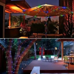 Waterproof Solar LED String Lights Outdoor, 33-100FT Fairy Rope Lights for Garden, Christmas, Patio - Holiday Decoration