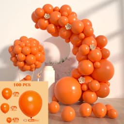 60/100Pcs Solid Color Metal Balloon Wreath Arch Set for Wedding Birthday Party Christmas Halloween Decorations