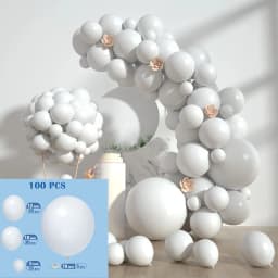 60/100Pcs Solid Color Metal Balloon Wreath Arch Set for Wedding Birthday Party Christmas Halloween Decorations