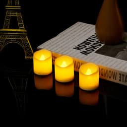 Flameless LED Candle Lights Creative Wishing Led Tea Lamp Warm White Halloween Wedding Christmas Decoration Candle Light